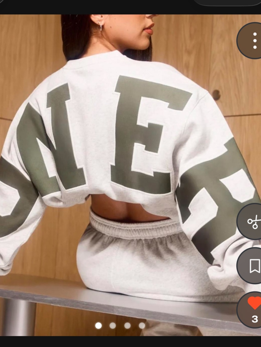 LOOKING FOR Oner Active Grey and Olive sweatshirt
